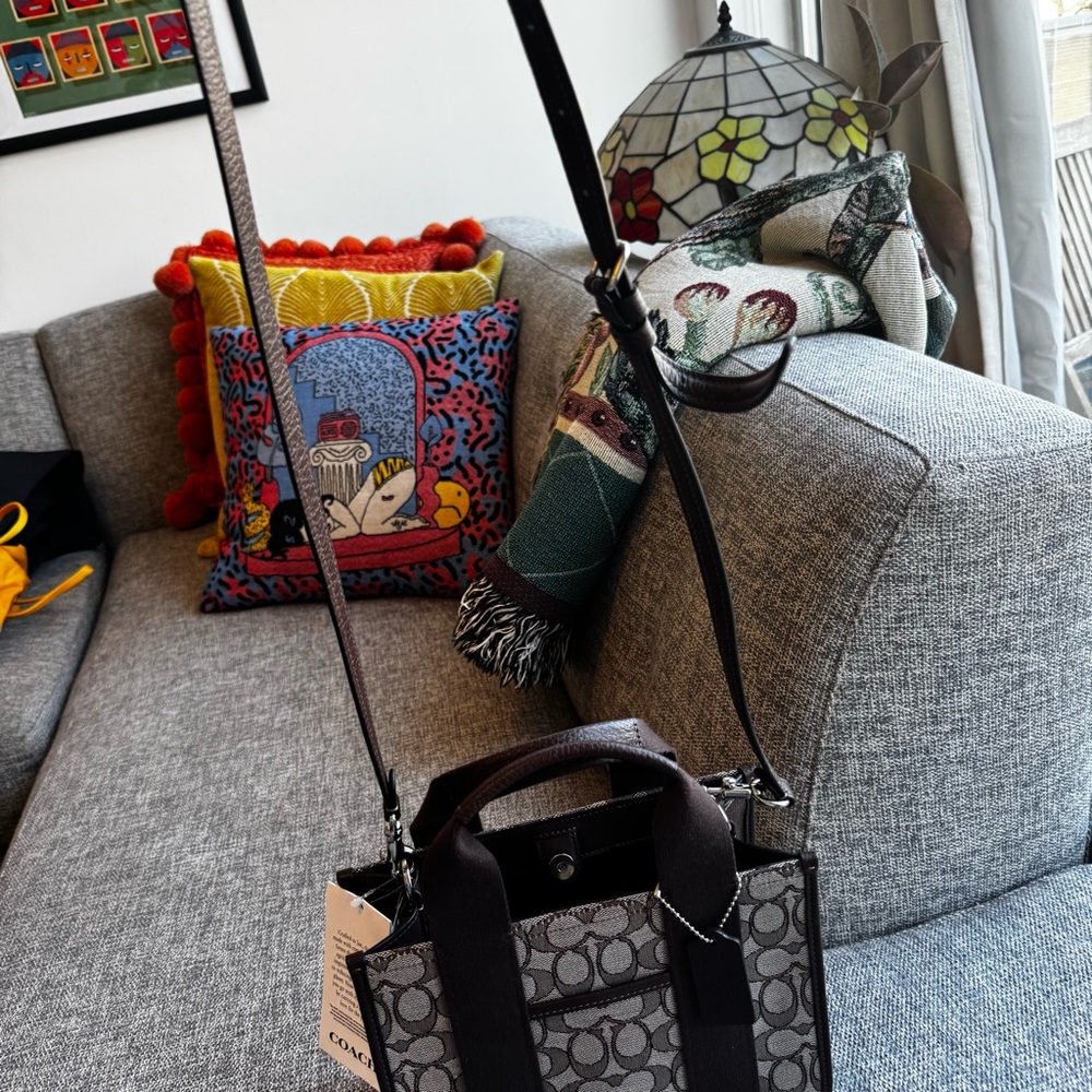 Coach Brown Smith Tote Bag - Picture 6 of 8